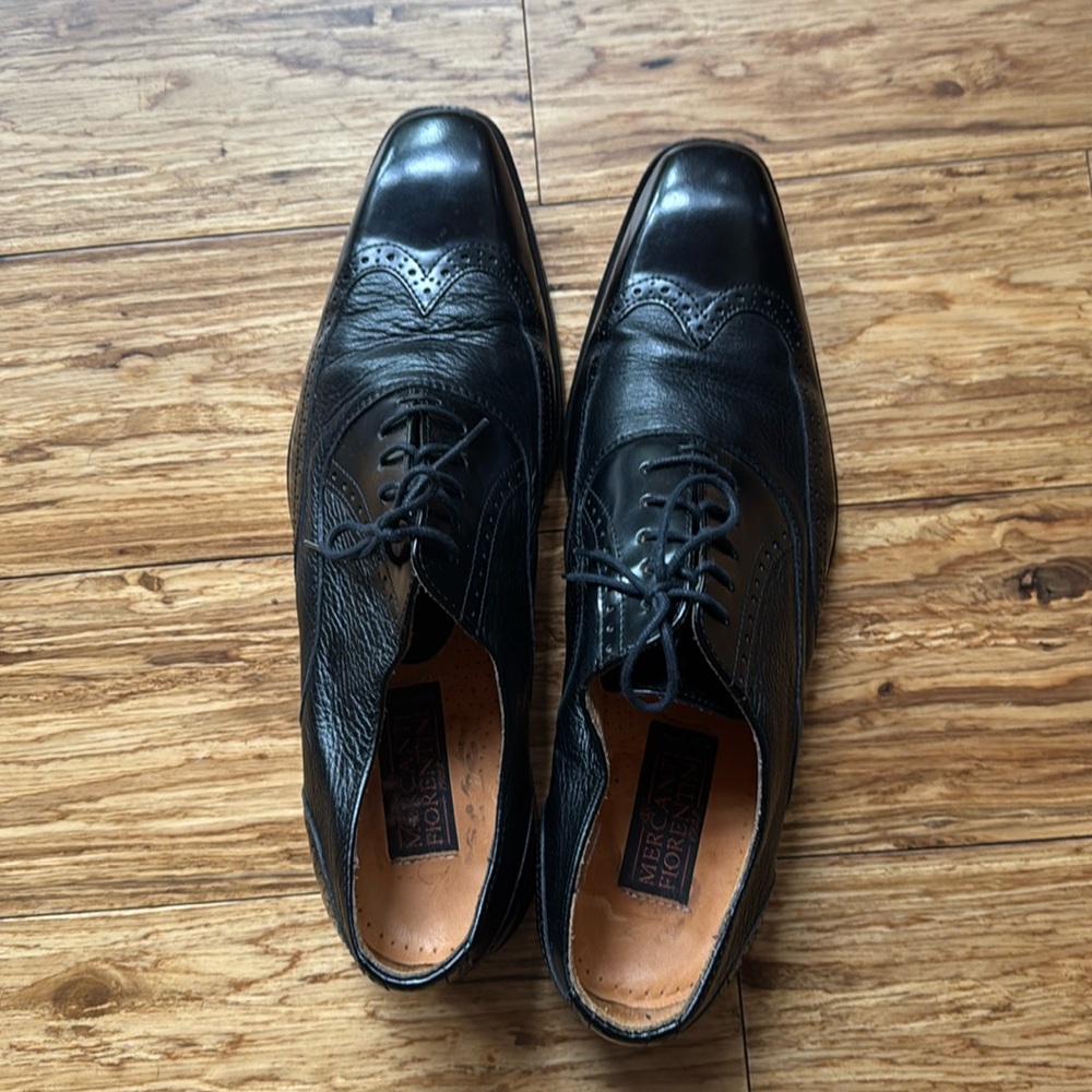 Mercanti Fiorenti men’s Oxfords black size 11.5